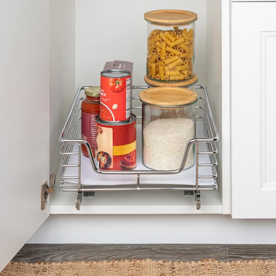 Household Essentials Glidez Lined Cabinet Organizer